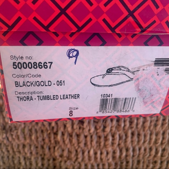 Tory Burch size 9 flip flops - Picture 6 of 6